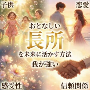 おとなしいが我が強い長所を未来に活かす方法