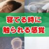 寝てる時に触られる感覚。スピリチュアルな意味と科学的理由