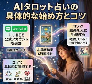 AIタロット占いの具体的な始め方とコツ