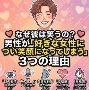 なぜ彼は笑うの？男性が「好きな女性につい笑顔になってしまう」3つの理由
