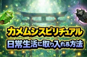 カメムシスピリチュアルを日常生活に取り入れる方法