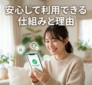 安心して利用できる仕組みと理由