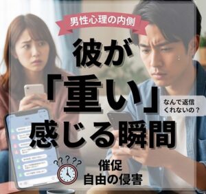 彼が「重い」と感じる瞬間——男性心理の内側