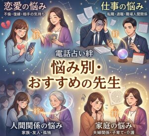 悩み別・おすすめの先生3選