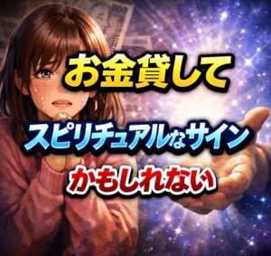 「お金貸して」はスピリチュアルなサインかもしれない