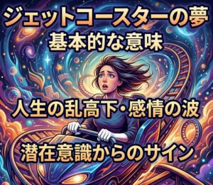 ジェットコースターの夢の基本的な意味