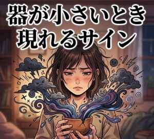 器が小さいときに現れるサイン