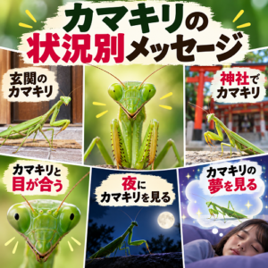 カマキリのスピリチャルな状況別メッセージ