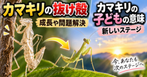 カマキリの抜け殻と子どものスピリチャルな意味
