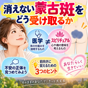 消えない蒙古斑をどう受け取るか